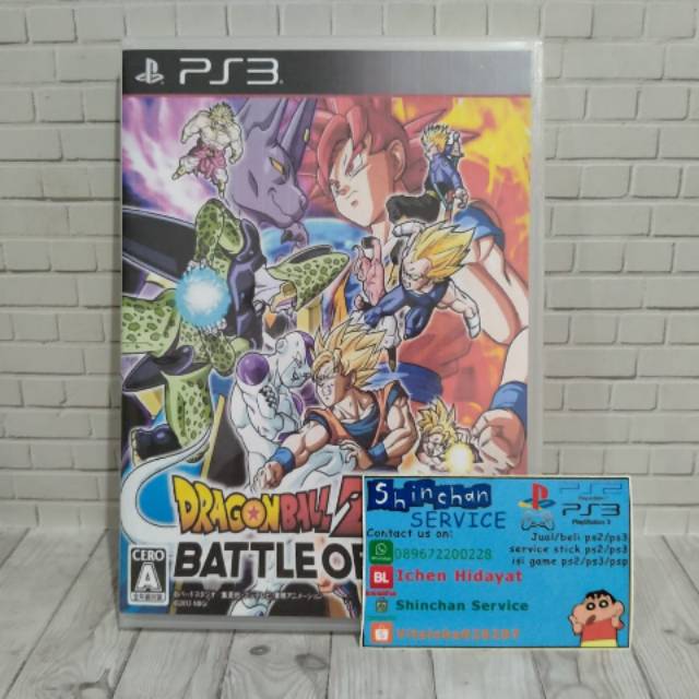 BD CD KASET ORIGINAL PS3 DRAGON BALL BATTLE OF Z BAHASA JEPANG