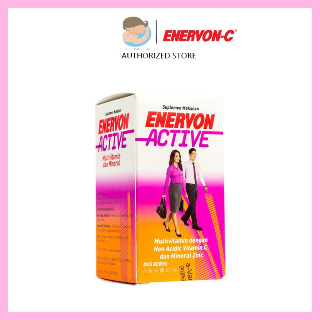 Enervon Active 30 Tablet / Vitamin / Vitamin C / Suplemen / Daya Tahan Tubuh