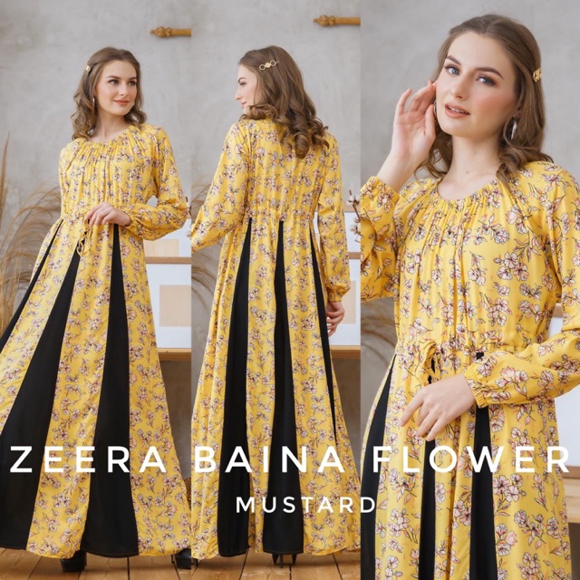 Daster Arab Zeera Baina Flower