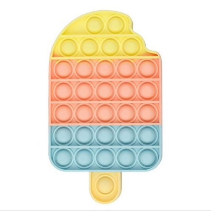 POP IT New fidget push Pop Its Fidget Toy Push Bubble Stress Relief kids pop it tiktok-ICE CREAM PASTEL