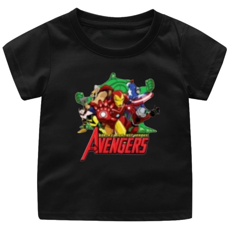 BAJU KAOS ANAK MARVEL AVENGER CEWEK-COWOK 1-12TAHUN FASHION ANAK TERBARU