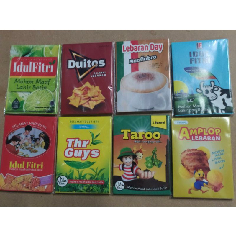 

amplop lebaran snack 10rb dapat 3pack