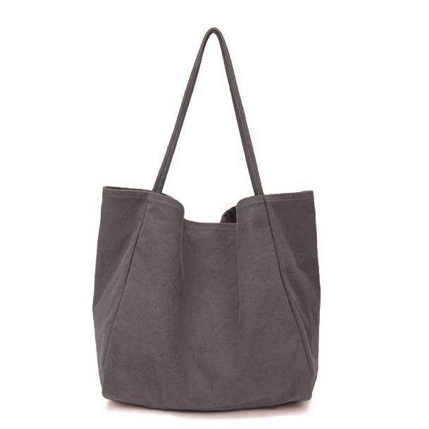 Nudie Bag Grey Tas Kanvas Selempang Wanita Totebag Besar