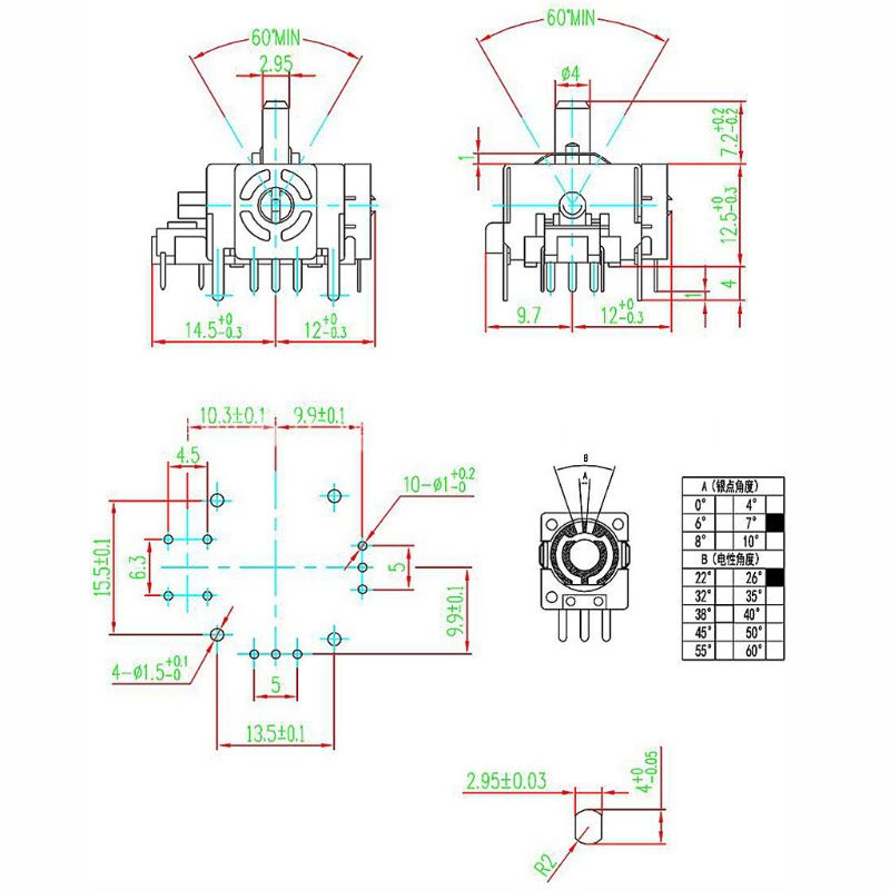 Cre Modul Sensor Analog Joystick Axis 3D Pengganti PS3 Untuk Xbox 360 Controller Thumb Rocker Replacement