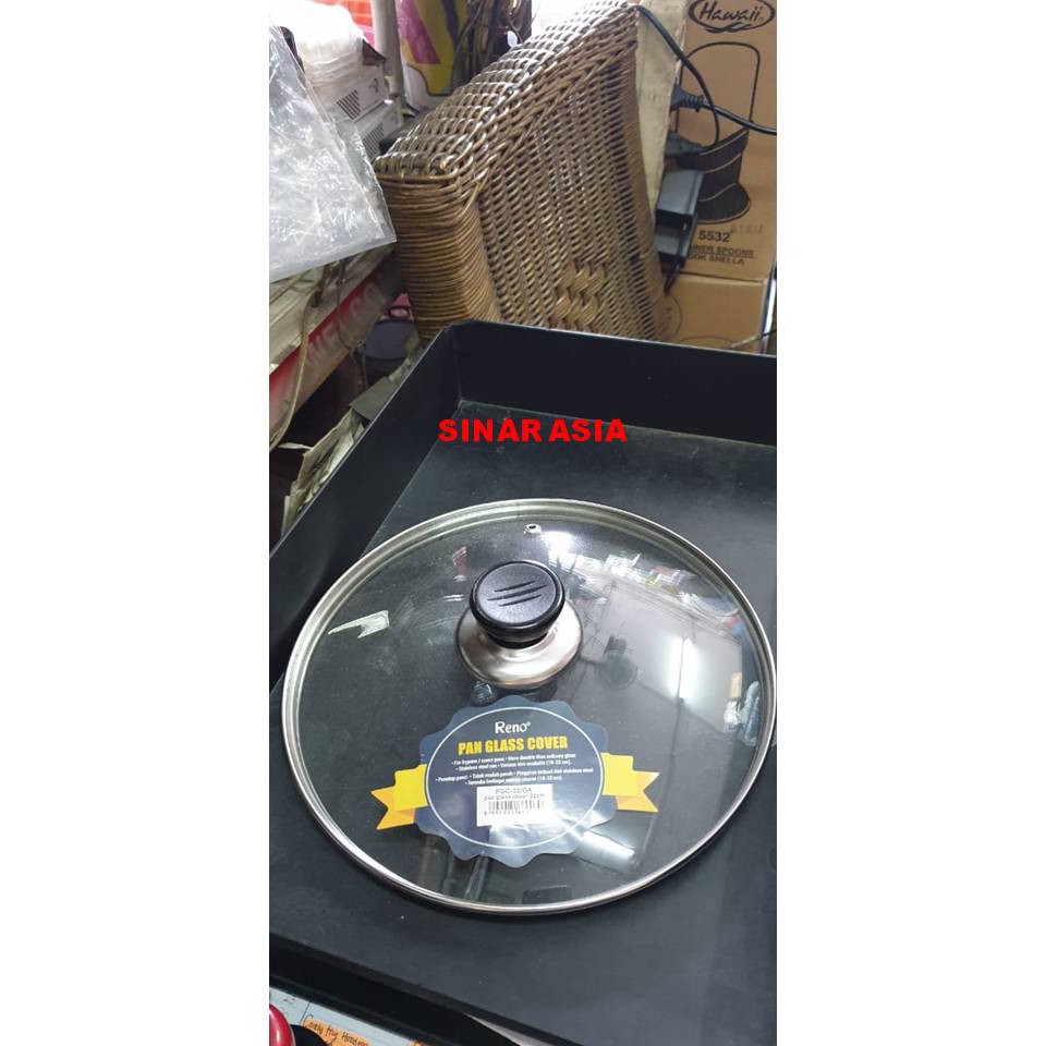 Tutup Beling Kaca Panci 22cm Reno