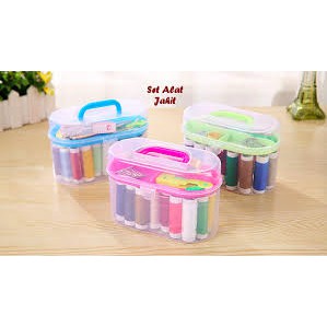 ALAT JAHIT SET PERALATAN BENANG JARUM LENGKAP SEWING BOX