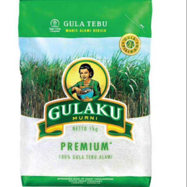 

[1 Kg = 1000 gram] GULAKU Gula Pasir Premium Gula Tebu Manis Alami Putih Bersih