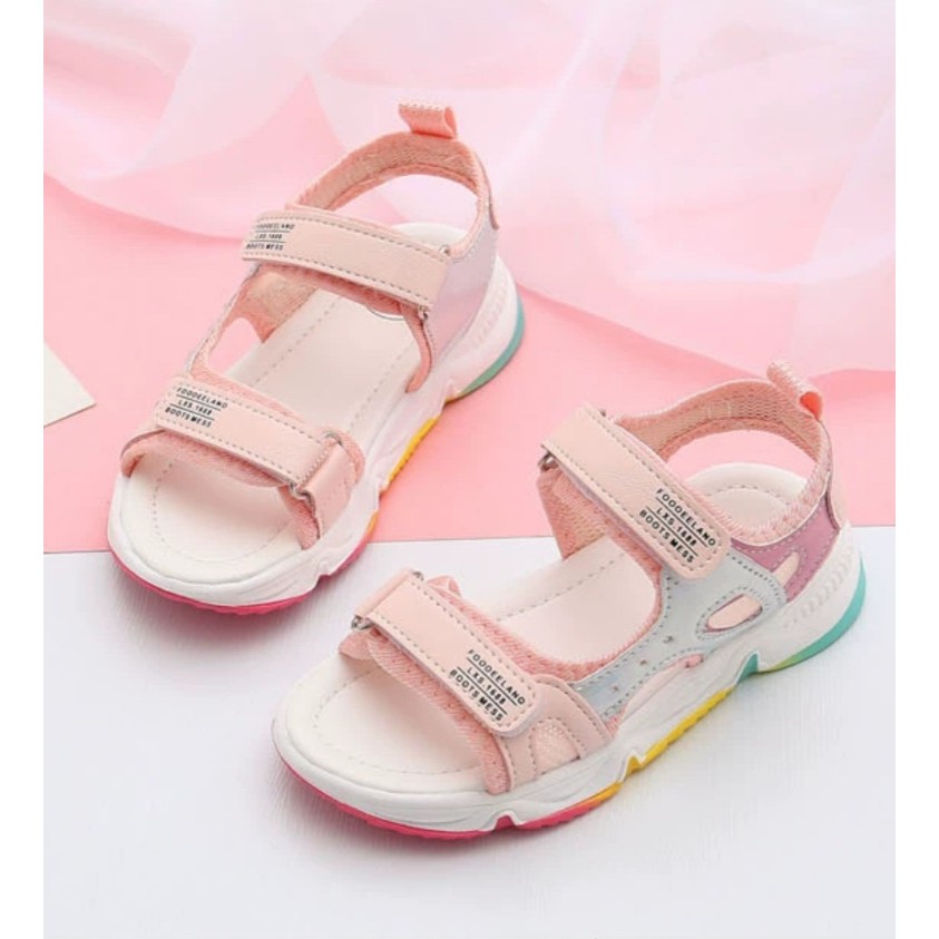 Sandal Tali Anak Perempuan Margareta Rainbows KK56