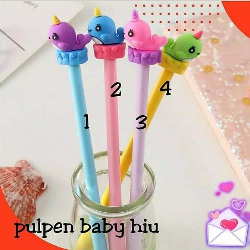 

{LB} PENA PULPEN BABY HIU , PULPEN KARAKTER , PULPEN GEL , PULPEN CANTIK , PULPEN UNIK , PULPEN LUCU , PEN