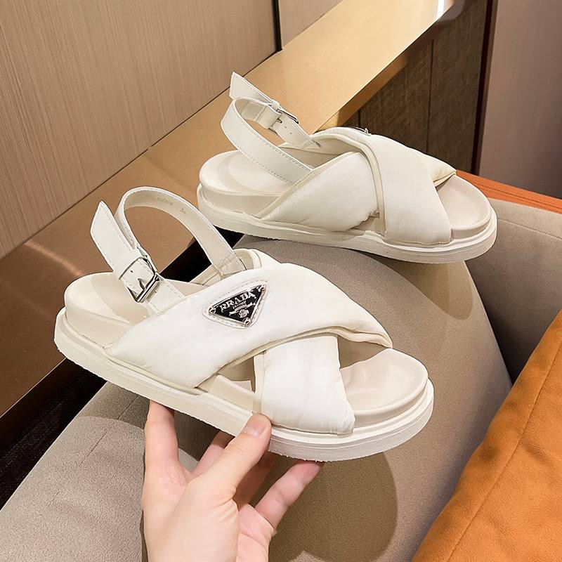 10490 Sandal Tali Wanita Sendal Gunung Flat Shoes Import