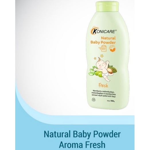 KONICARE NATURAL BABY POWDER FRESH 100G