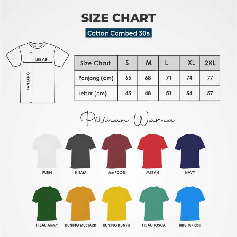 KAOS CUSTOM SATUAN DTF