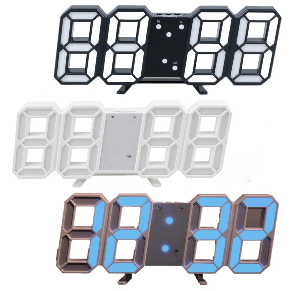 Taffware Jam Meja LED Digital Clock - TS-S60-W