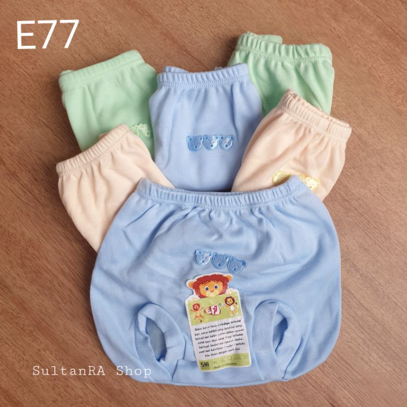 6 Pcs (1/2 Lusin) Celana POP Bayi E77 /DOLPHIN TISUKA Celana KACAMATA SNI M, L, XL Baby Pants POP