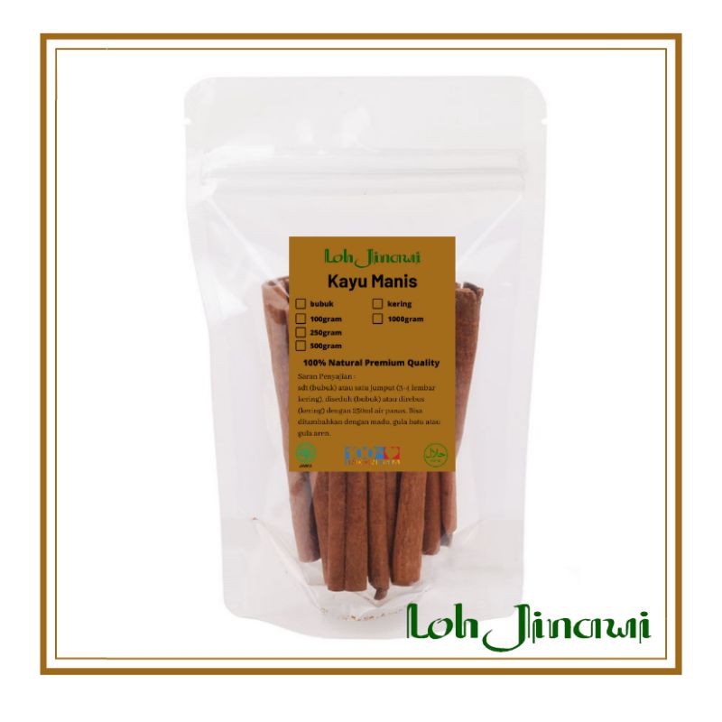 

Kayu manis Cinnamon stick 100gram