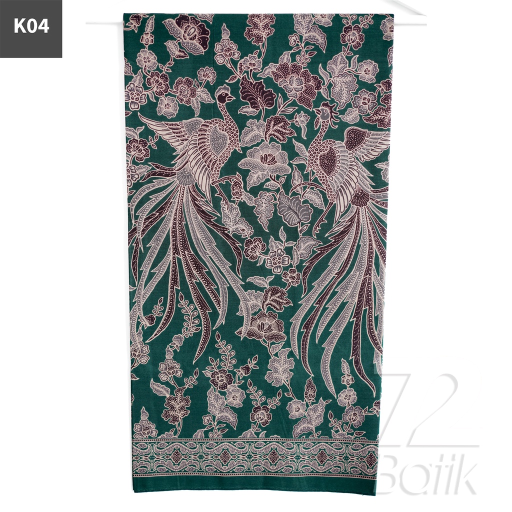 KAIN BATIK PREMIUM Bahan Katun Motif Cendrawasih Warna Cream 722207 Cap 72 Jarik Jarit Samping Kebat Panjang Batik Katun Modern Premium Bahan Seragam Batik Pernikahan Kantor Keluarga Murah Kamen Jadi Batik Bali Lembaran