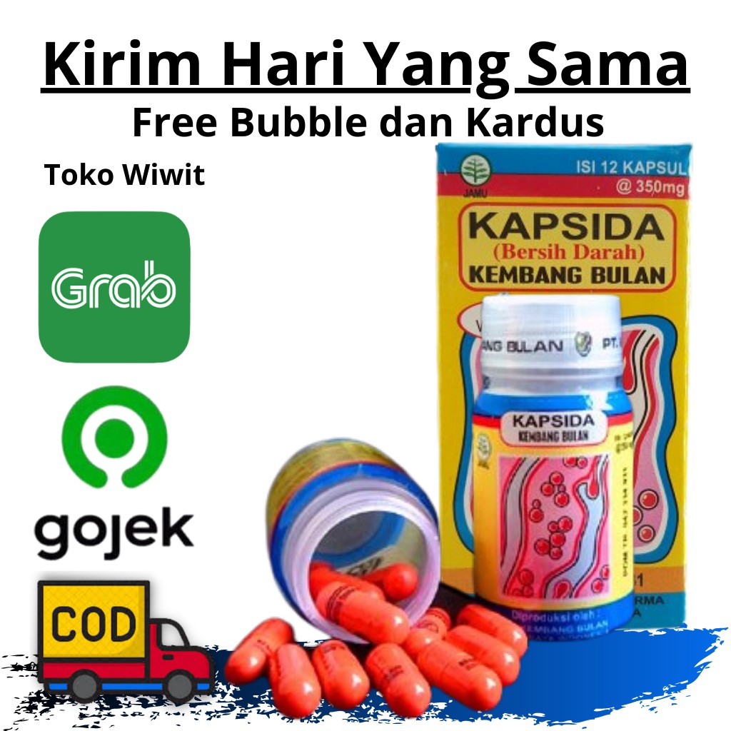 Jual Kapsida Kapsul Bersih Darah Kotor Kembang Bulan Obat Bisul Gatal