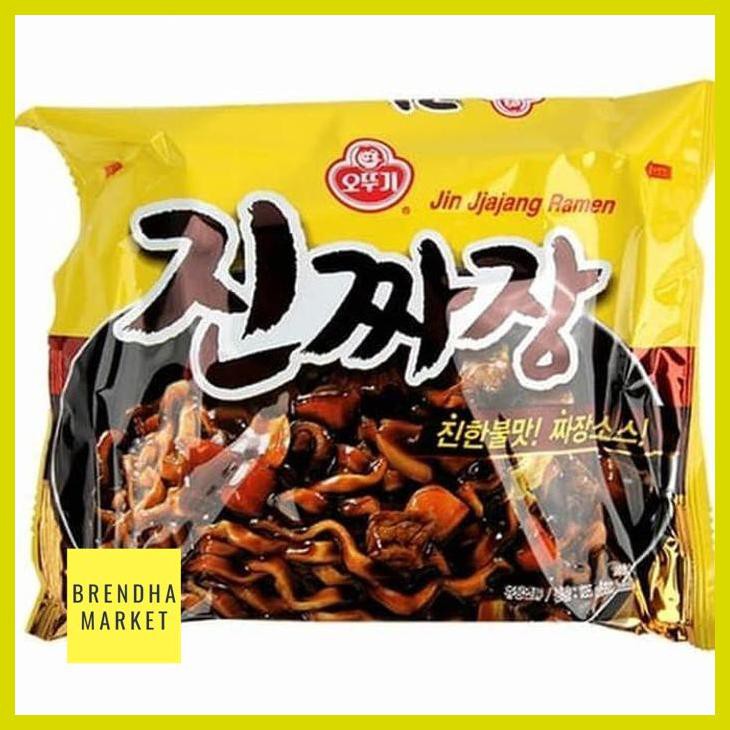 

[ Ramen Jin Jjajang Myeon Black Noodle Paste Hitam 130 Gram Non Halal]