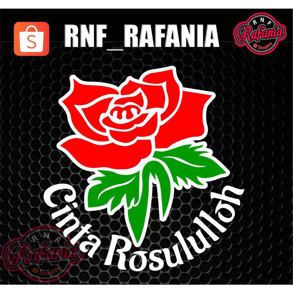 Stiker cinta rosululloh