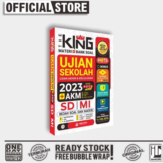 GO SHOP BUKU UJIAN SEKOLAH & AKM SD UJIAN AKHIR & KELULUSAN SD MI THE KING (I@
