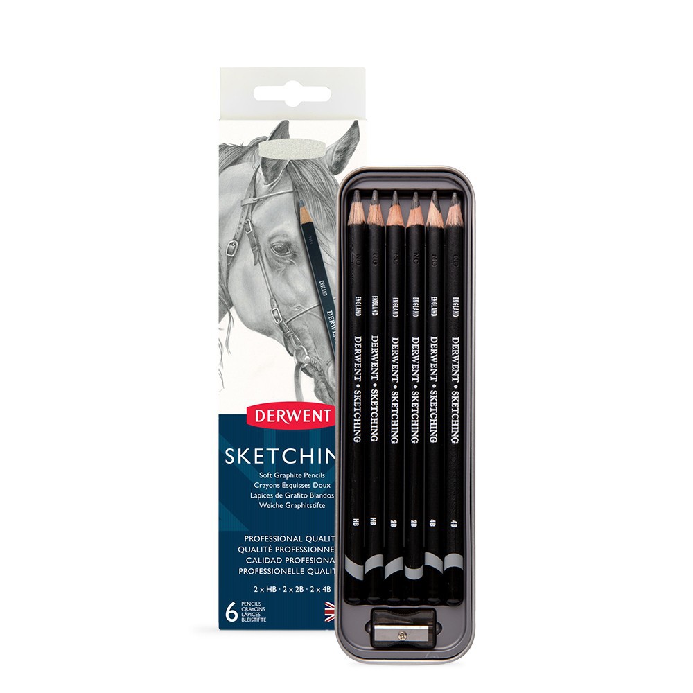 Derwent Sketching Pencils 6 Tin