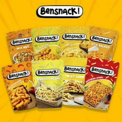 

[READY ALL VARIANT ] BENSNACK BEN SNACK RUBEN ONSU MAKANAN RINGAN KEKINIAN ALL VARIANT