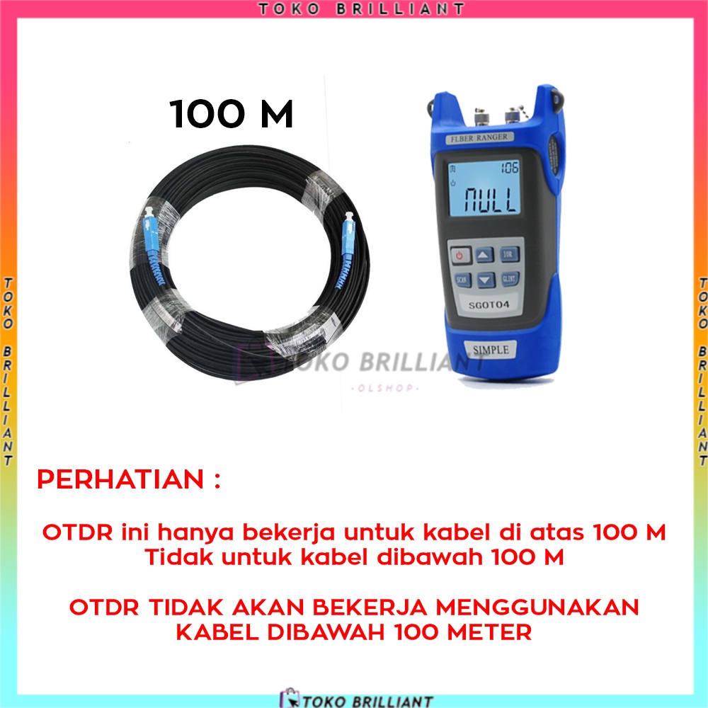 Simple OTDR SGOT04 60km Optical Fiber Ranger 13101550nm SM Mini OTDR