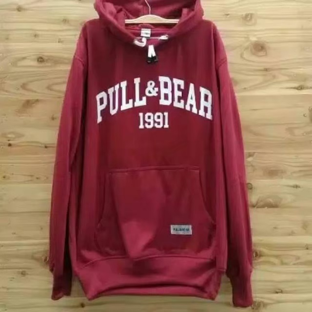 HOODIE PULL&amp;BEAR ORIGINAL/HIJAU ARMY