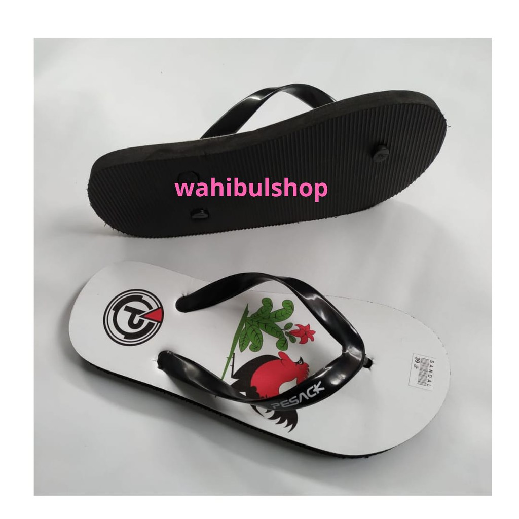 Sandal Jepit Pria Full Print Sandal Jepit Printing Pria Ayam Jago