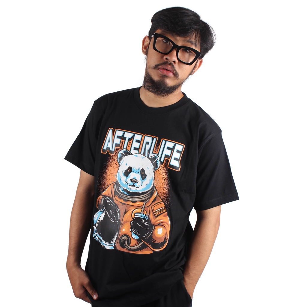 AFTERLIFE - Tshirt Afterout Panda Black | 21050A