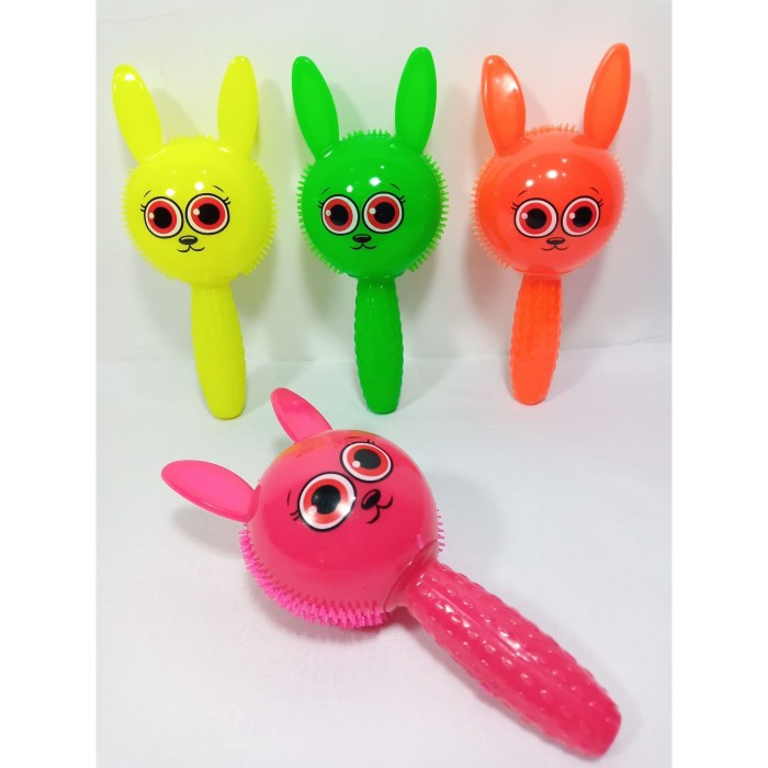 Rubber Stik Toy Mainan Anak Ubur Ubur Lampu dan Bunyi