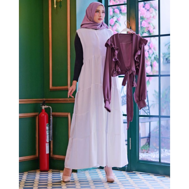 DRESS MUSLIM, baju wanita, baju gamis, dress, gamis, Baju gamis, fashion wanita, KAIRA ONE SET