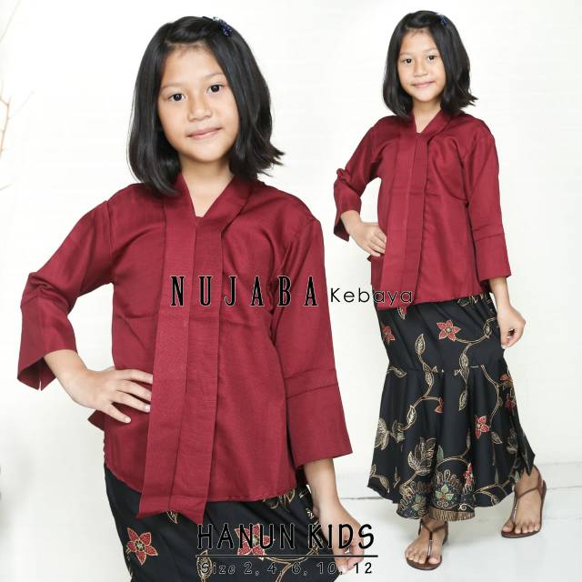 Setelan kebaya floy / kebaya anak modern / kebaya Kartini anak / kebaya TK / kebaya SD / kebaya kids
