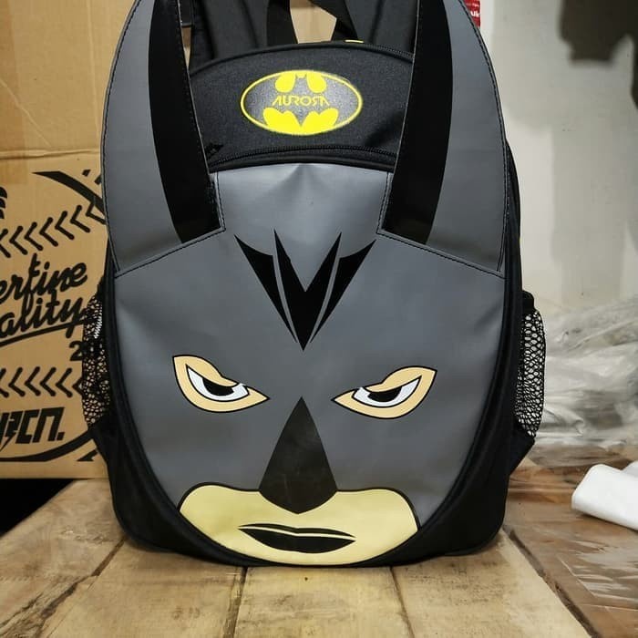 tas batman / tas anak laki laki / tas sekolah paud td sd / tas ransel karakter motif