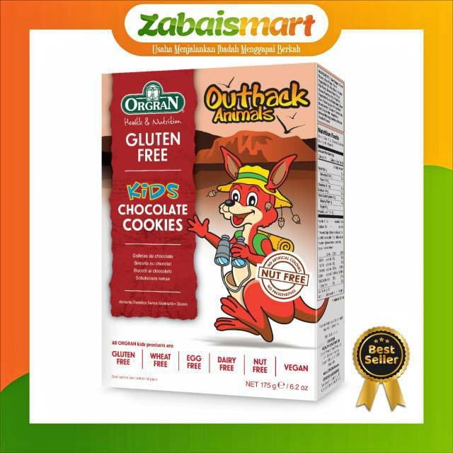 

ORGRAN Kids Chocolate Cookies 175g