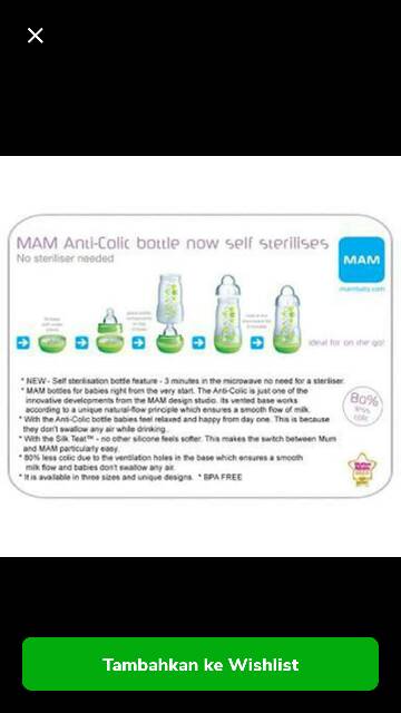 Mam Bottle 260ml