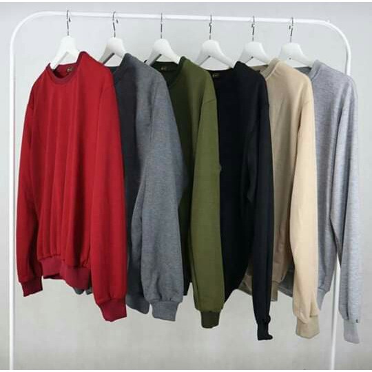 SWEATER POLOS BASIC SWEATER POLOS UNISEX ( PRIA & WANITA )