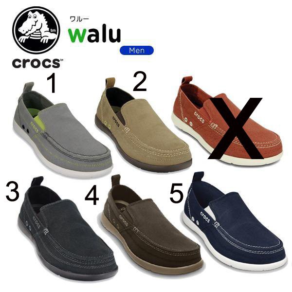 Crocs Walu Men Canvas Sepatu Kasual Pria