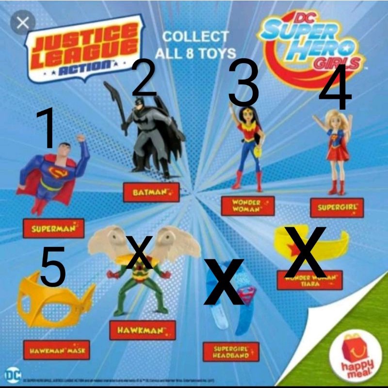 Happy Meal Justice League
