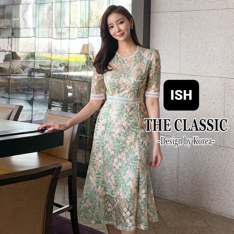 PARTY DRESS HIGH CLASS Bahan Full Brokat Super