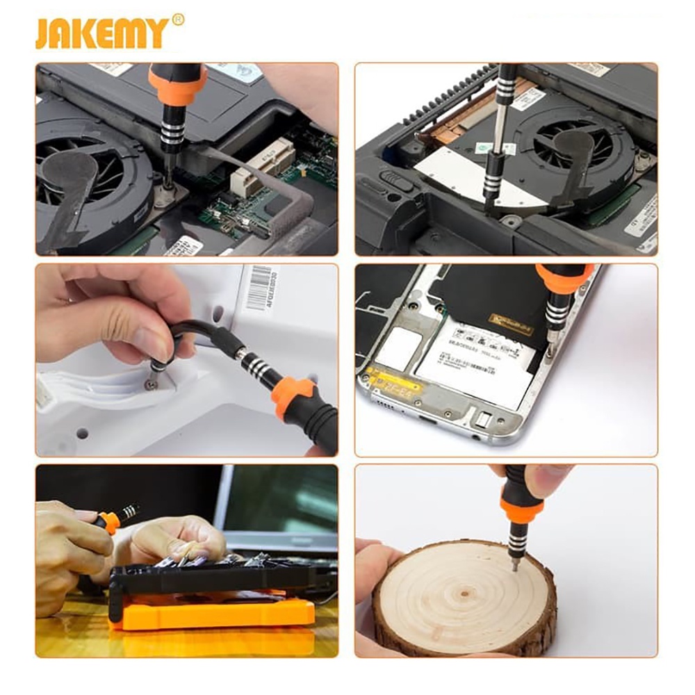 Jakemy JM-8160 33 in 1 Obeng Set Handphone for Computer