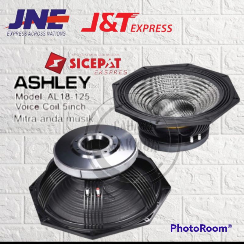 Speaker Component Ashley Carbon AL18-125 Original 18 inch AL18125