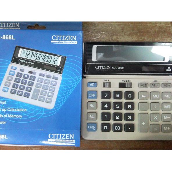 

۝ Jual Kalkulator Calculator Citizen SDC 868 L ➭