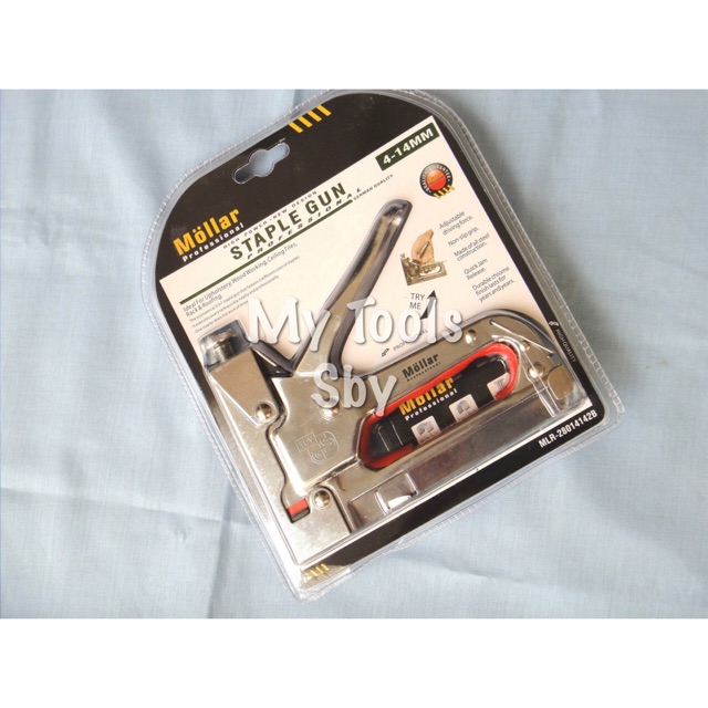 

Staples Gun / Hekter Tembak / Alat Tembak Staples Mollar 3 in 1 Serbaguna 4-14 mm