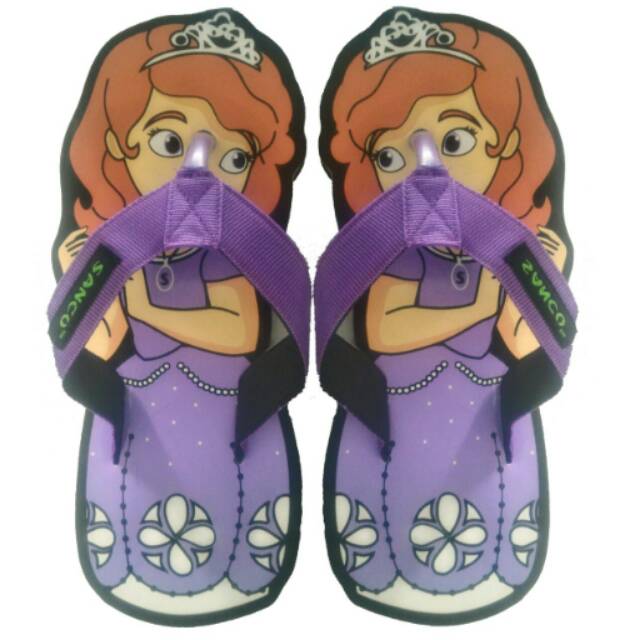 sandal sendal sancu lucu silvia sophie the first jepit anak cewe besar