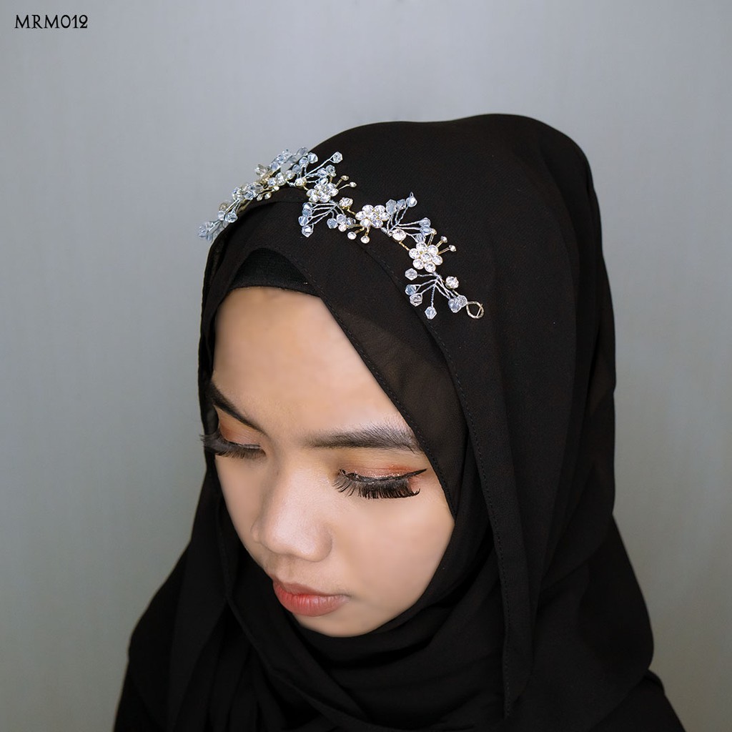 [PRODUK FAVORIT] EXCLUSIVE TIARA SET HIJABERS WANITA ASESORIS PESTA MRM012