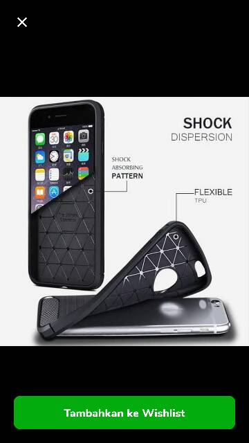 Softcase Iphone 6 7 8 plus 11 Pro Max Ipaky Carbon Fiber case Silicon Casing