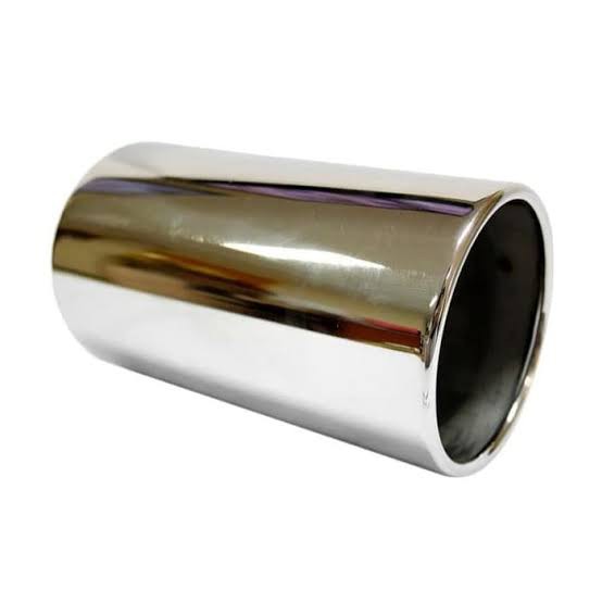 Muffler Buntut Knalpot Mobil Universal Besar Rata 9 CM Stainless