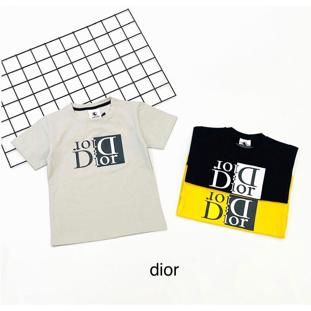 Baju / Kaos Anak Laki-laki / Dior / Premium / usia 1-12 tahun / harga 58000 - 78000