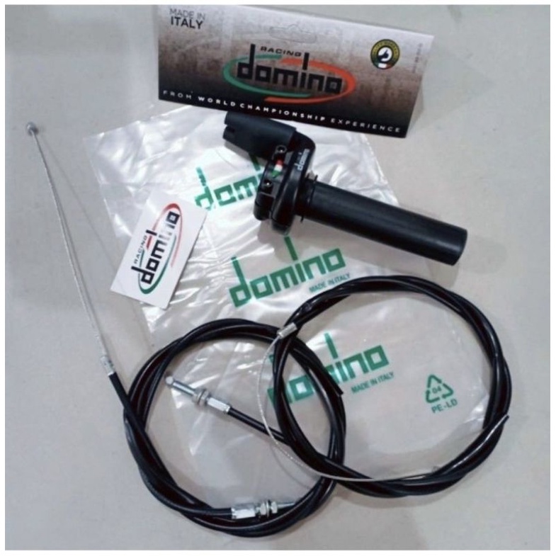 Gas spontan Domino 2 dua kabel crf KLX Vario Nmax Scoopy Beat New Ninja 250 fi Ninja dll Domino italyGas spontan Domino 2 dua kabel crf KLX Vario Nmax Scoopy Beat New Ninja 250 fi Ninja dll Domino italy